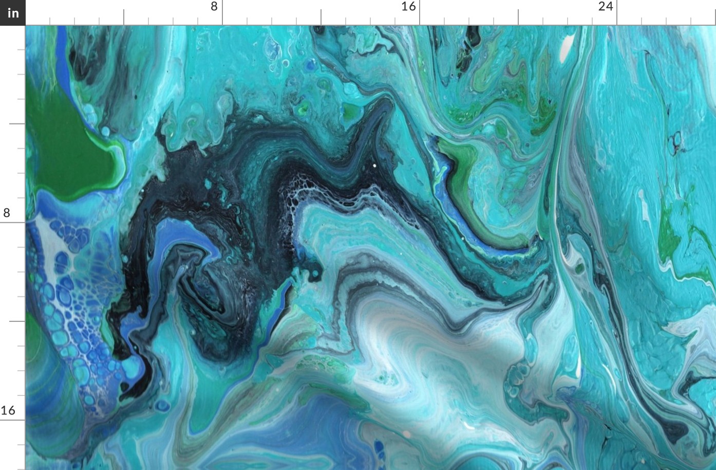 Blue Green Marble 