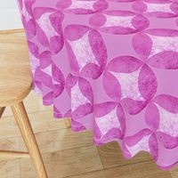  Fuchsia Mid Century Modern atomic starburst Pink Venetian Plaster, Spring Bloom, Mid century Modern style circles