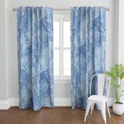 Cool blue marbling Number 1 - large scale