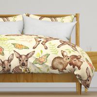 Canvas Textured Vintage Fawns 