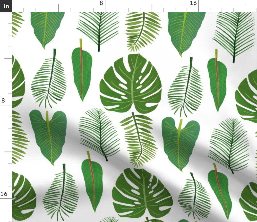 Tropical Leaves Medium