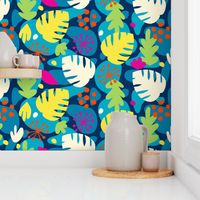 Monstera Leaf Abstract Tropical Kids Print