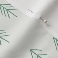pinetree fabric - minimal tree fabric, forest woodland nursery fabric - sfx5815 rainforest