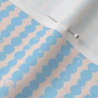 String of dots raw abstract ink spots minimal Scandinavian style neutral nursery blue beige sand