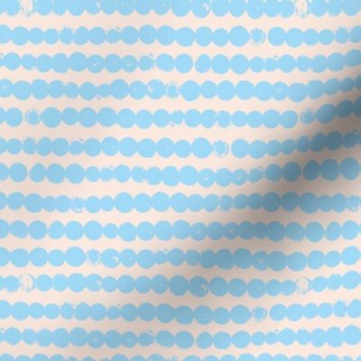 String of dots raw abstract ink spots minimal Scandinavian style neutral nursery blue beige sand