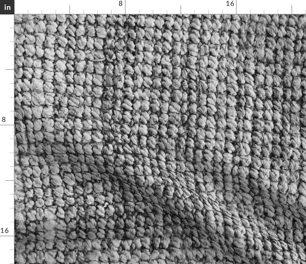 Sisal jute weave texture in gray