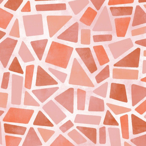 Soft Pink Mosaic