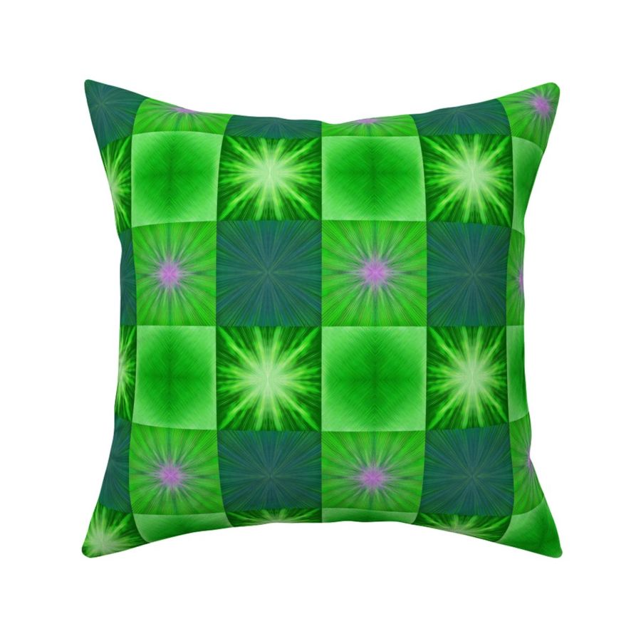 Green Purple Radiant Squares