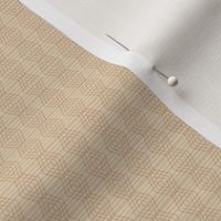 JP19 - Miniature - Buffalo Plaid Diamonds on Stripes in Beige