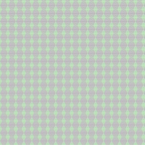 JP25 - Buffalo Plaid Diamonds on Stripes in  Lilac and Mint Green