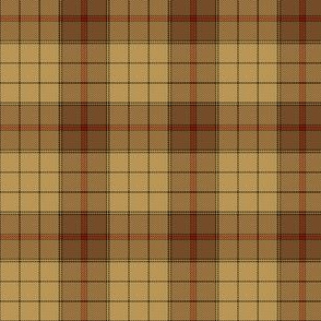 Ulster district tartan, 2" peat - light