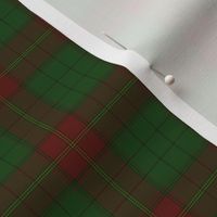 Ulster district tartan, 2" red - muted