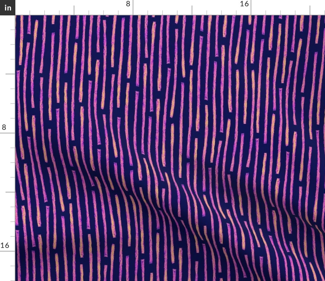 batik vertical stripes - Bob's colors