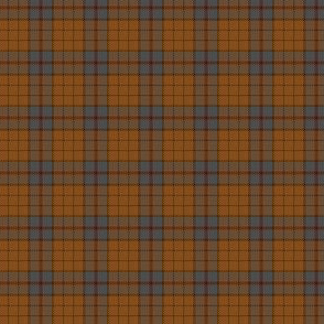 Ulster district tartan, 1" peat/grey