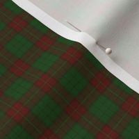Ulster district tartan, 1" red - muted