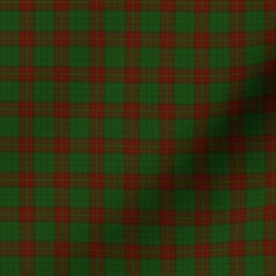 Ulster district tartan, 1" red - muted