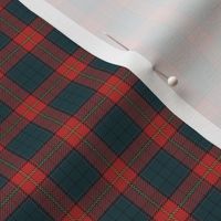 Ulster district tartan, 1" red - bright