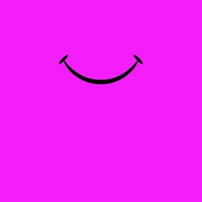 smiley mouth on magenta 12"x9" mask panel