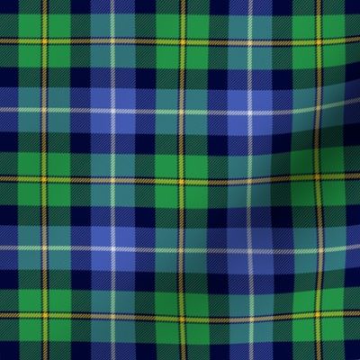 MacNeil / MacNeil of Barra  tartan c. 1831,  3" blue and green