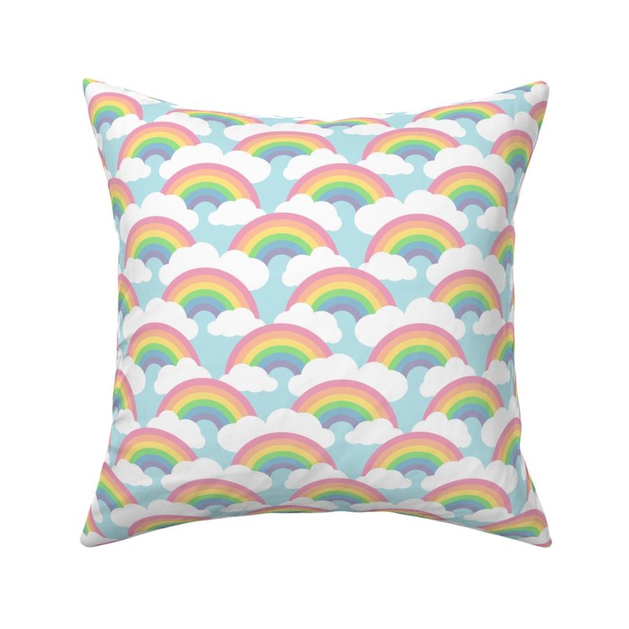 medium circle rainbow - pastel