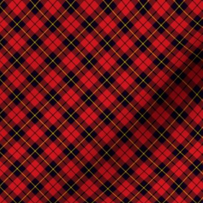 Wallace clan tartan, 1" diagonal