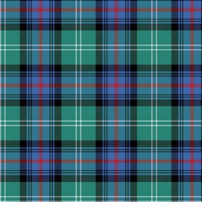 Sutherland Old tartan, 3" muted colors, from Vestiarium Scoticum, c. 1829