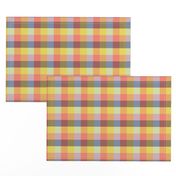 simple 1"madras - spring quilt pink