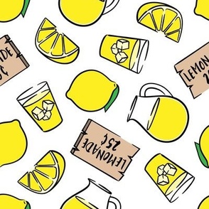 lemonade stand - lemons summer - LAD20