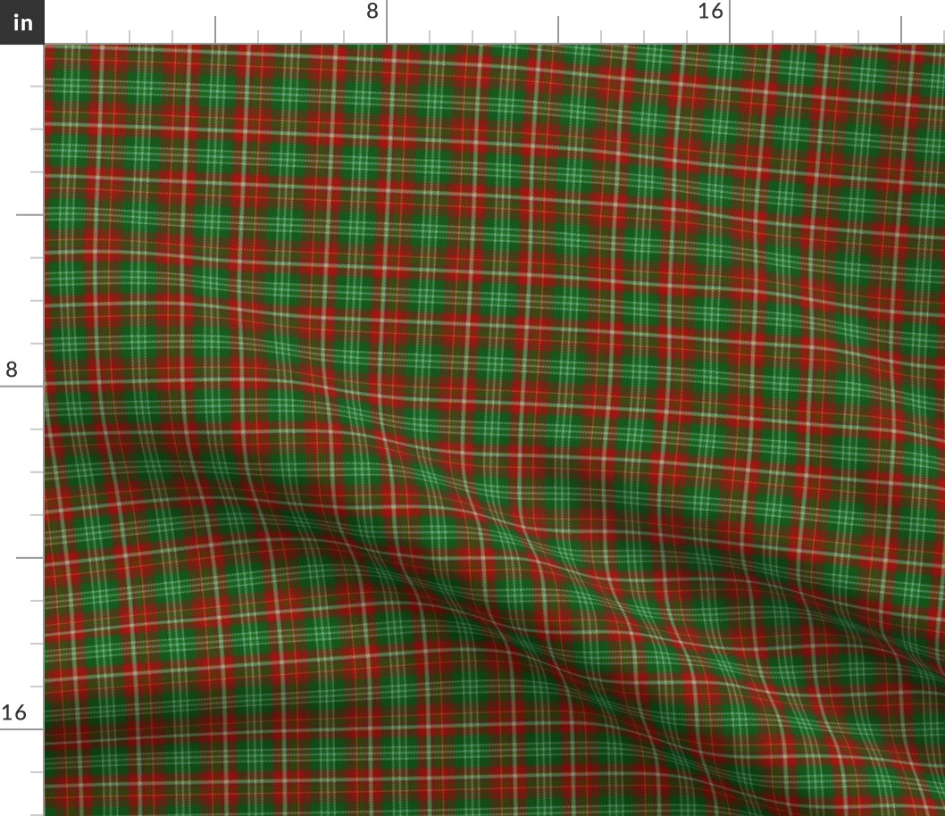 New Brunswick official tartan, 3"