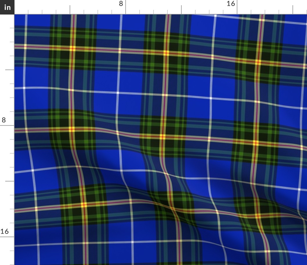 Nova Scotia official tartan, 6" dark saturated