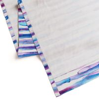 Watercolor Stripes Purple and Blue