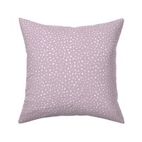 Little boho spots and speckles panther animal skin cheetah confetti abstract minimal dots nursery purple mauve SMALL