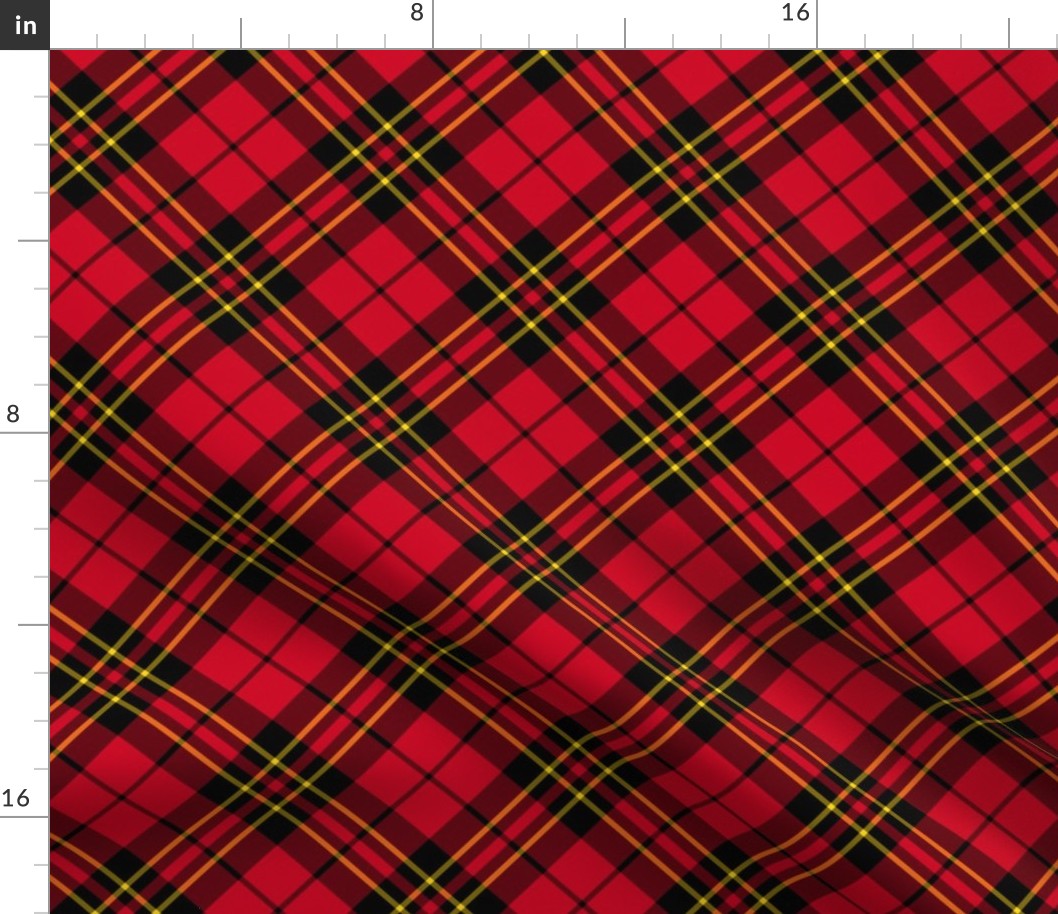 Brodie 1820 clan tartan, 4" diagonal, Vestiarium Scoticum