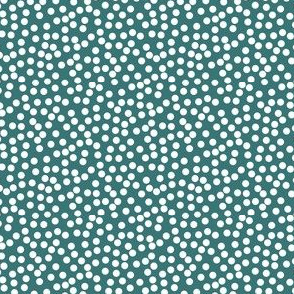COUNTRY DOT REPEAT TILE country teal