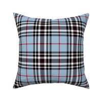 Southdown tartan - 6" custom light blue / black