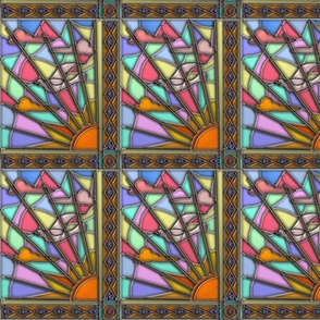 Dawn Dove Stained Glass 3