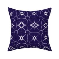 Indigo Shibori - Circles and Squares