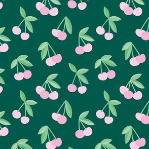 Little Cherry boho love garden for spring summer nursery design neutral forest green pink mint