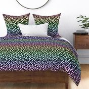 Pastel Rainbow Cheetah Animal Spots Print