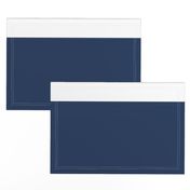 12" Navy and White Stripes - Horizontal - Navy Blue / Navy Peony - Horizontal - 12 Inch / 12 In / 12in