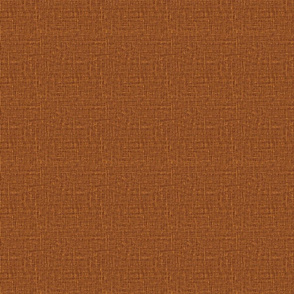 Linen look texture printed Corten Rust color