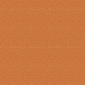Linen look texture printed Burnt Orange color