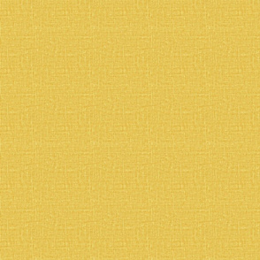 Linen look texture printed Sunshine Yellow color