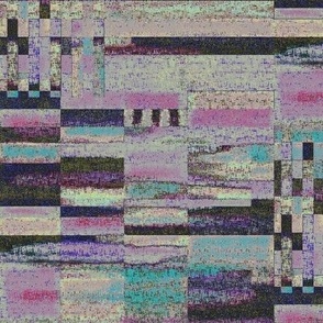 (NOW LARGER) Muted pink lines of chalk by Su_G