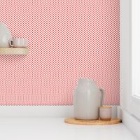 Pop Art Halftone Polka Dot in Bright Coral, Medium