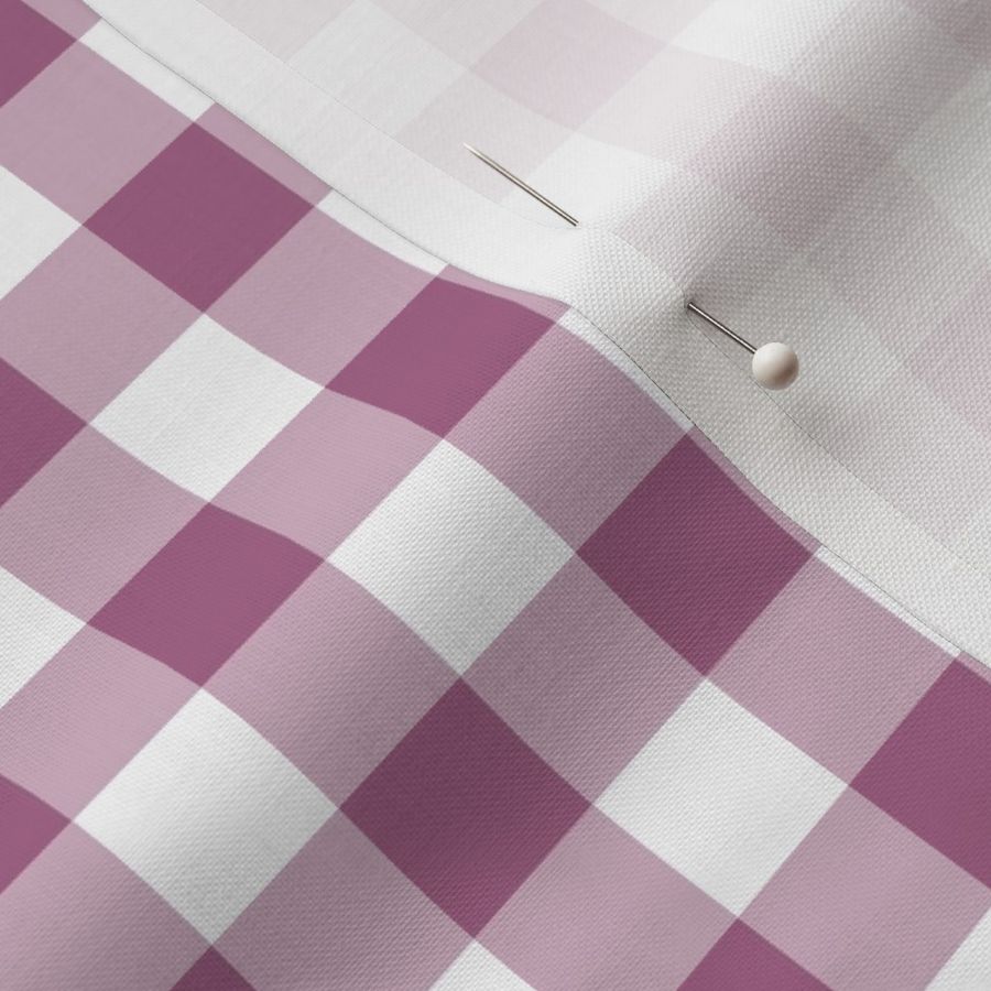 Gingham//Lavender 5/8"