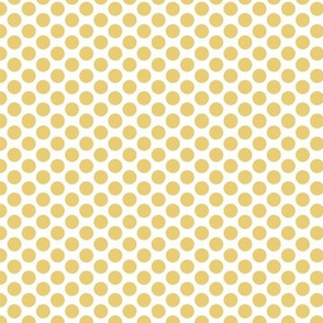 Pop Art Halftone in Golden Yellow - Medium