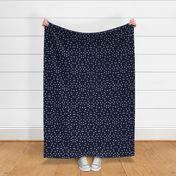 Roxy's Navy Polka Dot 