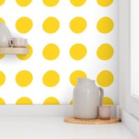 Yellow Circle Polka-Dots