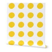 Yellow Circle Polka-Dots